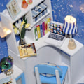 Miniatyrbild 2 av 3: DIY Dockhus Kit Monteringsleksak för Barn Handgjord Leksak Kreativ Födelsedagspresent Default Title