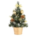 Miniatyrbilde 1 av 11: Julepynt Mini Kunstig Tre Mini Ornament Familie Julegave 30cm gold
