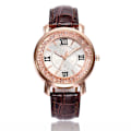 Miniatyrbillede 9 af 9: Mobil Diamant Dameur Casual Mode Dameur Damebælte Quartz Ur Red