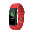 Miniatyrbillede 1 af 6: Smart Armbånd Blodtryksmåling Informationspåmindelse Multifunktionel Studerende Voksen Sundhed Sport Skridttællingsur Red