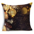 Miniatyrbild 8 av 11: Merry Xmas Prydnadskuddar Överdrag 40/45/50cm Julgran Snögubbe Ornament Bollar Kuddfodral för Soffa Vardagsrum Heminredning 50cm x 50cm 11