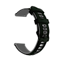 Miniatyrbild 6 av 10: 20/22mm Silikonarmband med två färger för Huawei GT2 Gaming 245 Outer lime and inner black 22mm