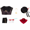 Miniatyrbild 5 av 7: Genshin Impact Hutao Cosplay Kostym Uniform Peruk Cosplay Anime Spel Hu Tao Halloween Kostymer För Kvinnor Hutao Costume L