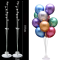 Miniatyrbillede 1 af 11: 7/11/19 Rør Ballonholder Balloner Stativ Søjle Konfetti Ballon Børnefødselsdag Baby Shower Bryllupsdekoration Forsyninger 2set 11tube stand A