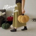 Pikkukuva 2 / 7: Pilkkukuvioinen kurpitsatyyny, sohvan tyyny, pehmoinen kurpitsanukke, kodin koristeet Purplish red pumpkin 35cm 0.64kg