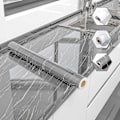 Pikkukuva 1 / 3: 1 rulla marmorikuvioista seinätarraa keittiön työtasolle huonekalujen tee-se-itse itseliimautuva tapetti (tummanharmaa)
