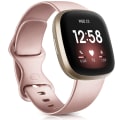 Pikkukuva 2 / 11: Kellon ranneke Fitbit Versa 3 -rannekkeelle Silikoninen ranneke Vaihto Fitbit Sense -rannekkeelle Correa-lisävarusteet Ruusukulta Hopea green size S for Versa3