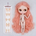 Miniatyrbilde 2 av 11: Neo Blyth Dukke Tilpasset NBL Skinnende Ansikt, 1/6 OB24 BJD Kuleleddsdukke Tilpassede Blyth Dukker for Jente, Gave til Samling NBL09 HNB10