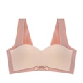 Miniatyrbild 1 av 4: Flarixa Latex Underkläder Sömlösa Plus Size Damunderkläder Osynlig Push Up Sport-BH Utan Byglar Låg Skärning Sexiga Underkläder 5XL Beige M