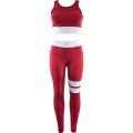 Pikkukuva 1 / 5: Joogasetti Treenausasu Fitness Naiset Urheiluvaatteet Red L