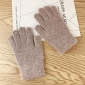 Miniatyrbild 1 av 11: Handskar dam vinter söta plysch varma ridhandskar damhandskar damhandskar dam vinterhandskar vinterhandskar dam Camel One Size