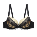 Pikkukuva 1 / 5: BC Cup Push Up Rintaliivit Seksikäs Pitsi Naisille Alusvaatteet Rintaliivit Säädettävä Bralette Ropa Mujer Lingerie Rintaliivit Beige 85C