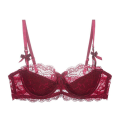 Pikkukuva 1 / 4: Varsbaby Ohuet pitsialusvaatteet rintaliivit Wine red 32C