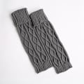 Pikkukuva 8 / 10: Talviset neulotut villaiset lämpimät leggingsit Vintage Lingge yksivärinen lämpöä pitävät pitkät sukat Karvaiset säärystimet naisille khaki one size