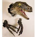 Miniatyrbilde 2 av 4: Nytt i Ornts - Velociraptor 3-delt Drak Resin Ornts Rotte Prop Hjem Rotter