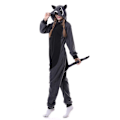 Miniatyrbillede 7 af 9: Enhjørning Pyjamas Voksen Dyr Kat Onesie Kvinder Mænd Par Vinter Pyjamas Sæt Natkjole Nattøj Flanel Hjemmetøj as picture2 M