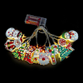 Miniatyrbild 2 av 11: 165cm Juldekoration LED Ljus Ornament Plast Jultomte Julgran Snögubbe Ljusslinga Självlysande Juldekoration Xmas Tree LED