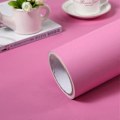 Pikkukuva 1 / 5: Itseliimautuva, vedenpitävä ja irrotettava vinyylitapetti Matt Pink 40cm x 2m Matt Pink 40cm x 2m