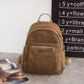 Miniatyrbilde 7 av 11: Retro Swagger Bag Polyamider og Nylon Ryggsekk for Reise eller Business Black