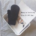 Miniatyrbild 1 av 11: Elastiska helfingerhandskar för damer, söta kaninullshandskar, vintervantar för kvinnor, mode enfärgade vantar, tjocka varma handskar A3 One Size