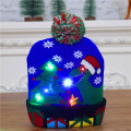 Miniatyrbilde 10 av 11: Julepynt Forsyninger Voksen og Barn Strikket Julehatt Fargerik Lysende Strikket Hatt High-End Eldre Knitted hat [New Deer]]