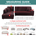 Miniatyrbild 3 av 10: 22 enfärgade färger funda soffa elastica 1 2 3 4 sits Soffa schäslong överdrag lounge wine red2 1seat ( 90-140cm )