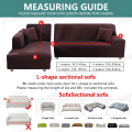 Miniatyrbilde 3 av 9: 22 ensfargede funda sofa elastica 1 2 3 4 seter Sofa sjeselong trekk lounge black2 2seat ( 145-185cm )