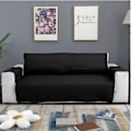 Miniatyrbild 4 av 5: 1/2/3-sits Vändbart Quiltat Soffskydd Vattentätt Möbelskydd Fåtöljöverdrag för Recliner Husdjur Hundar Barn Matta Gray 280x196cm