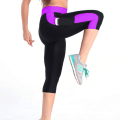Pikkukuva 7 / 10: Joogahousut Joustavat Push Up -leggingsit Urheilu Treenitrikoot Kuntosalitytöille Black White 4XL