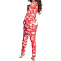 Miniatyrbild 2 av 11: Julpyjamas Matchande Familjepyjamas Mode Pyjamas för Kvinnor Knäppta Vuxenpyjamasar Loungewear Ny Design Loungekläder Hemmakläder style 5 M
