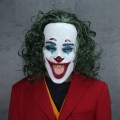 Miniatyrbild 4 av 5: Film Joker Cosplay Kostym Komplett Set Kläder Herr Halloween Kostymer Joker Uniform Röd Kostym Halloween Män Kvinnor Outfit+Mask only costume Men-XXL