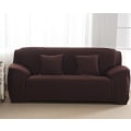 Miniatyrbild 5 av 11: Enfärgade sofföverdrag för vardagsrum Polyester Sofföverdrag Elastiskt Hörnsofföverdrag Överdrag Stolskydd 1/2/3/4-sits Red 1-Seat 90-140cm