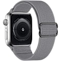 Miniatyrbilde 10 av 11: Nylonstropp for Apple Watch-reim 44 mm 40 mm 41 mm 45 mm Justerbar elastisk solo loop-beltearmbånd Apple Watch Series 7 6 se 5 4 3 fog 38mm - 40mm - 41mm