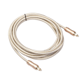 Miniatyrbillede 3 af 4: Fiberbælte Flettet Digital Fiber Optisk Lydkabel Audio SPDIF Kabel 2 m