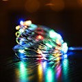 Miniatyrbillede 3 af 11: 3 STK Stjerneklart Romantisk LED Gardinlys til Juletræ/gave/Hjem/Guirlande/Dekoration Multicolor 1M-3PCS