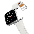 Pikkukuva 4 / 11: Aitoa nahkaa oleva Loop-rannekoru Apple Watch SE 7654 42MM 38MM 44MM 40MM -kelloon, älykellon iWatch 3 -ranneke 45mm 6 Slim apricot 41mm