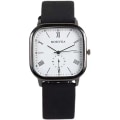 Miniatyrbilde 3 av 4: Par Gutter og Jenter Ungdomsskole Elevklokker Dame Herre Universal Minimalisme Kvarts Klokke Black Belt black shell black plate