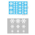 Miniatyrbild 6 av 11: Jul Glasdekaler Heminredning Ornament Jul Snöflinga Jultomte Dörr Butiksfönster Dekal Nyår Juldekoration 2