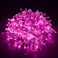 Miniatyrbild 1 av 9: 100LED Ljusslinga Jul Ljusslinga Julgran Nätkontakt Inomhus Utomhus Trädgård Fest Dekoration Pink EU Plug