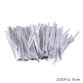 Miniatyrbild 1 av 11: 100 st Transparenta plastpåsar för godis Lollipop Kakförpackning Cellofanpåse Jul Bröllop Födelsedagsfest Presentpåse 100pcs silver tie