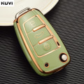 Miniatyrbild 8 av 8: Fashion TPU Bil Flip Nyckel Fodral Skal För A1 A3 8P 8L A4 A5 B6 B7 A6 A7 C5 C6 4F Q3 Q5 Q7 Q8 TT S3 S4 S6 RS Tillbehör Black