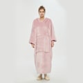 Pikkukuva 1 / 11: Hupullinen Lazy Blanket -villapaita, kaksikerroksinen peittopusero naisille, suojaa kylmältä syksyllä ja talvella, lämpöpyjama Lotus root starch-Long