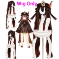Miniatyrbild 4 av 7: Genshin Impact Hutao Cosplay Kostym Uniform Peruk Cosplay Anime Spel Hu Tao Halloween Kostymer För Kvinnor Hutao CostumeWig L