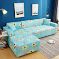 Miniatyrbillede 8 af 10: Strækbart sofabetræk til L-formet sofa hjørnesofa elastisk sofabetræk til sofabetræk til stue 1/2/3/4-personers nordisk WWT38 2Pillowcase 45x45cm