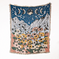 Miniatyrbillede 11 af 11: Afslappede Tæpper Tæppe Dekoration Sol Tæppe Tæppe Sofa Fritid Tæppe Enkelt Tapestry Sofa Tæppe Kastetæpper XT2022-4 130X150CM