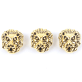 Pikkukuva 7 / 8: 10 kpl Antiikki Pöllö Leijona Buddha Leopardi Pää Välihelmet Korut DIY Rannekorut Kaulakoru Helmet Korujen Valmistustarvikkeet Leopard Gold 10pcs