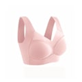 Pikkukuva 3 / 4: Saumattomat V-aukkoinen urheiluliivit pehmustetut crop top push up rintaliivit naisten alusvaatteet selästä avoin toppi pehmeä alusasu Camisole Light blue XL