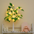 Pikkukuva 11 / 11: Led-puuvalo, kiitospäivän somistus, kodin koristelulamppu, joulujuhlat, helmiäispuu Silver Tree starry light