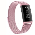Miniatyrbilde 6 av 11: Magnetisk Milanese-reim i metall for Fitbit Charge 4 3, erstatningsarmbånd for Fitbit Charge 3 SE, reim for menn og kvinner Black Size S