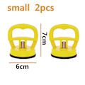 Pikkukuva 1 / 11: 2 kpl Raskaan sarjan imukuppeja - Kolhujen oikaisija imukuppi korjaustyökalu poistotyökalu auton kolhujen korjaukseen autotarvikkeet yellow 2pcs